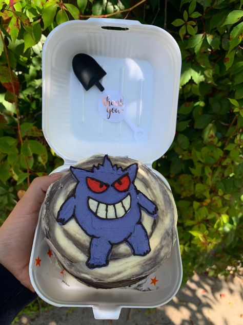 Pokemon Bento Cake, Gengar Cake, Cake Pokemon, Lunch Box Cake, Pokemon Cupcakes, Pokemon Birthday Cake, Gengar Pokemon, Pokemon Cake, Pokemon Birthday