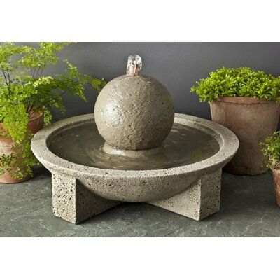 Sphere Fountain, Table Fountain, Concrete Fountains, Fountain Garden, Campania International, Solar Fountain, Pond Fountains, Tabletop Fountain, Stone Fountains