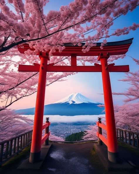 Mount Fuji Japan Photography, Torii Gate Aesthetic, Japan Travel Tokyo Kyoto Sakura, Mount Fuji Tattoo, Mount Fuji Aesthetic, Mount Fuji Wallpaper, Landscape Reference Photos, Japon Aesthetic, Japanese Places