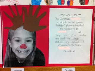 newsflash reindeer Rudolph Activities, Activities 2nd Grade, Class Crafts, Christmas Units, Elementary School Art, 2nd Grade Writing, Christmas Writing, Welcome To The Team, Winter Classroom