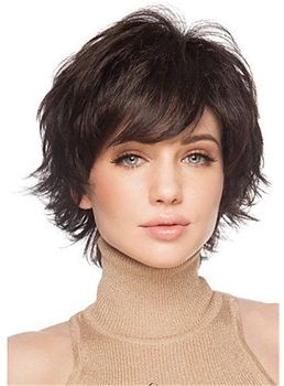 Side Bangs Hairstyles, Straight Hair Cuts, Short Straight Hair, Best Short Haircuts, Penteado Cabelo Curto, Cute Hairstyles For Short Hair, Short Wigs, Short Bob Hairstyles, Short Hair Cuts For Women