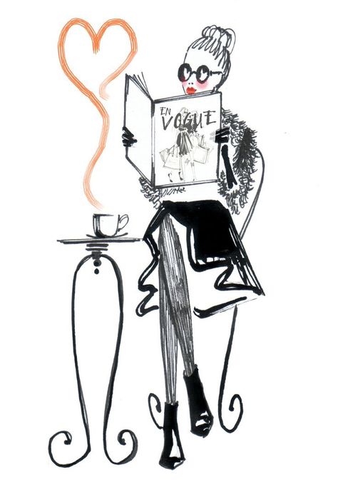 French Illustration, Cafe Paris, French Girl Aesthetic, Parisian Art, Paris Illustration, Art Deco Paintings, Coffee Reading, Guided Art, Paris Girl