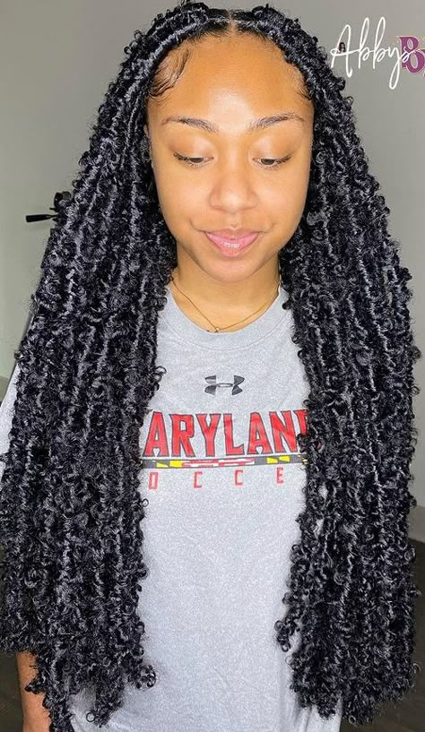 Butterfly Dread Logs, Butter Locs Hairstyles, Logs Hairstyle, Butter Locs, Butterfly Locks, Aussie Hair Products, Black Kids Braids Hairstyles, Faux Locks, Butterfly Locs