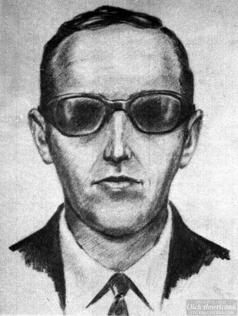 DB Cooper: Hijacker parachutes from Reno-bound jet (1971) - Click Americana D B Cooper, Db Cooper, D B, A Man, History, White, Black