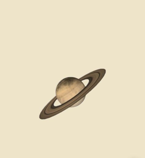 A beautiful beige Saturn with gold accents, perfect for any astrology lover. #saturn #astrology #zodiac #space Arts Astethic, Tan Widgets, Saturn Icon, Saturn Astrology, Cottagecore Icons, Beige Highlights, Planet Saturn, Y2k Posters, Beige Icons:)