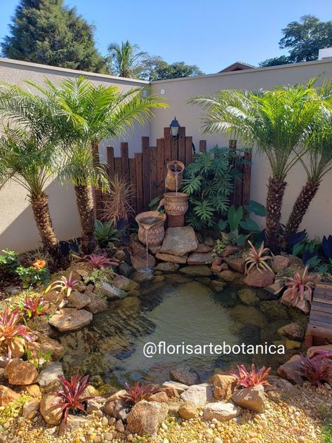 Diy Fountains Backyard, Diy Ponds Backyard, Mini Pond, Fish Pond Gardens, Cozy Garden, Garden Pond Design, Diy Pond, Fountains Backyard, Waterfalls Backyard