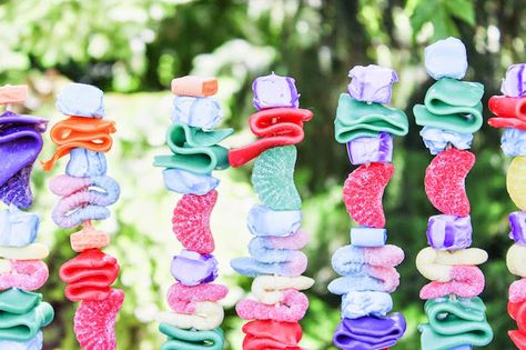 Mermaid Baby Shower Theme, Little Mermaid Birthday Party, Candy Kabobs, Birthday Party Ideas For Kids, Party Ideas For Kids, Mermaid Diy, Party Goodies, Mermaid Baby Showers, Bridal Shower Cakes