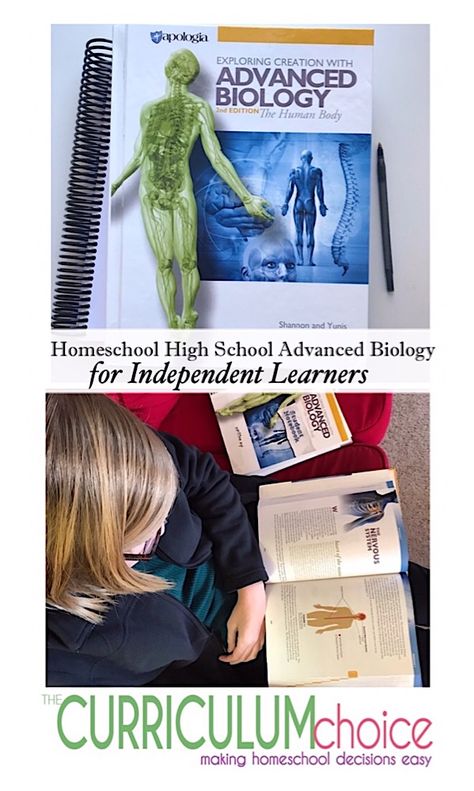 Homeschool High School Advanced Biology - The Curriculum Choice Homeschool High School Curriculum, Importance Of Time Management, Independent Study, High School Biology, High School Science, Homeschool High School, Learning Style, Inventors, Homeschool Science