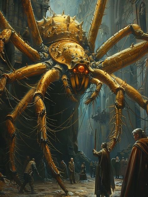 Solaris (Solaris) Spider Monster Art, Fantasy Spider, Spider Monster, Scary Monsters, Dnd Monsters, Cool Monsters, Grey Hound Dog, Creatures Of The Night, Fantasy Monster