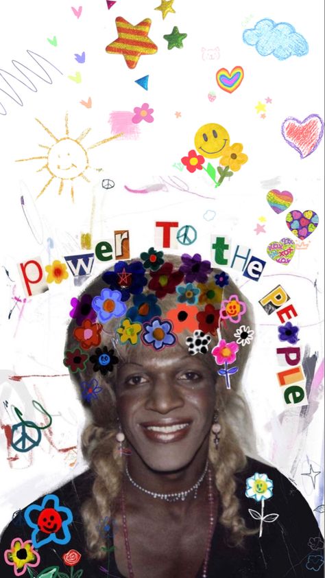 All Power To The People, Marsha P Johnson, P Johnson, Protest Art, Bedroom Wall Collage, Amy Poehler, Riot Grrrl, 80s Cartoons, Picture Collage Wall