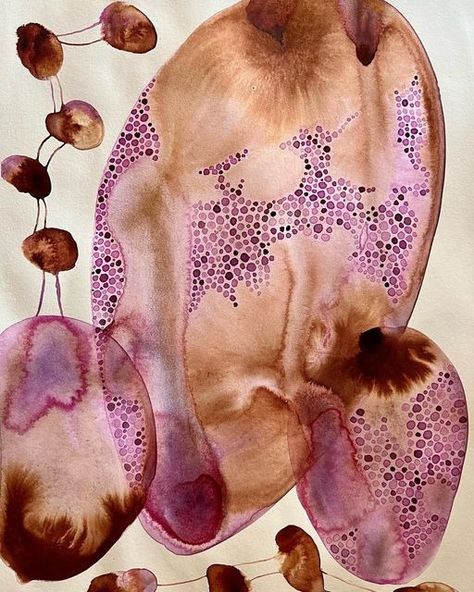 Fabric Artwork, Art Watercolour, Abstract Watercolor Art, Watercolor Paintings Abstract, Pretty Pics, Burnt Sienna, A Level Art, Watercolor Inspiration, Ethereal Art