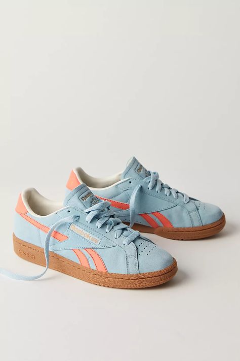 Reebok Club C Grounds Sneakers | Free People Reebok Shoes Outfit, Visual Wishlist, Girl Wishlist, Treat Yoself, Shoe Wishlist, Wardrobe Goals, Reebok Sneakers, Fall Fit, Dream Fashion