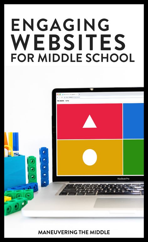 There are many ways to engage your students using websites and technology. Discover multiple websites for middle school math. | maneuveringthemiddle.com Free Online Learning Websites For Middle School, Middle School Technology Lessons, Middle School Technology, Math Rules, Math Websites, Computer Applications, Middle School Literacy, Teaching Stem, Technology Tips