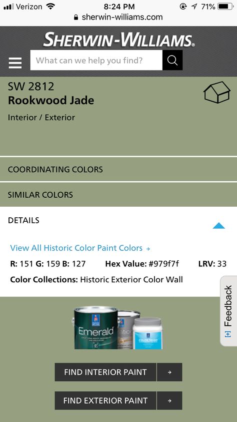 Rockwood Jade exterior paint Rockwood Jade Sherwin Williams, Jade Sherwin Williams, Jade Paint Color, Jade Paint, Exterior Upgrades, Sherwin Williams Exterior, Historic Colours, Traditional Baths, Wet Floor