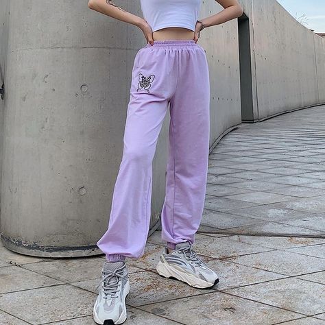 Black Butterfly Outline, Patch Sweatpants, Lilac Butterfly, Outline Embroidery, Butterfly Patch, Butterfly Outline, Sweatpants Black, Black Butterfly, Lilac Color