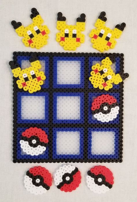 Iron Beads Pokemon, Hama Beads Gifts Ideas, Pokemon Melty Beads, Pokemon Ornaments, Pokemon Bead, Easy Perler Bead Patterns, Pokemon Perler Beads, School Carnival, Pearl Beads Pattern