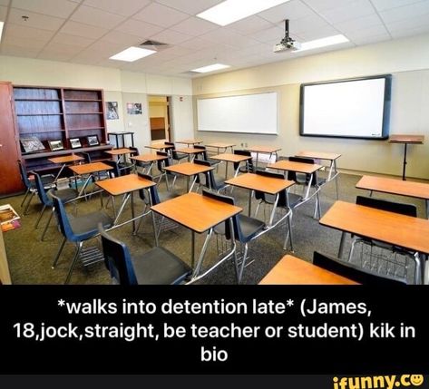 *walks into detention late" (James, 18,jock,straight, be teacher or student) kik in bio – popular memes on the site iFunny.co #kik #internet #dirtyroleplay #dirtrp #lewdroleplay #sexroleplay #sexrp #furryrp #chatrp #straightroleplay #kikrp #detention #late #jock #straight #teacher #kik #bio #pic Speech And Debate, 21st Century Classroom, School Hallways, High School Classroom, School Sets, Eighth Grade, School Related, School Classroom, In High School