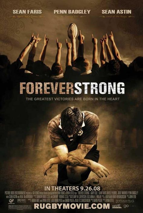 Forever Strong 27x40 Movie Poster (2008) Sean Faris, Movies Worth Watching, Sports Movie, Christian Movies, Top Movies, Family Movies, Love Movie, Great Movies, Movie Quotes