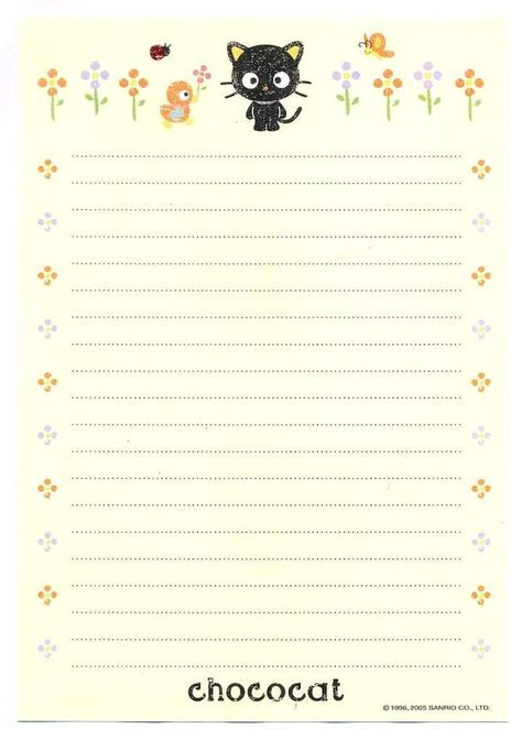 Coquette Letter Template, Note Pads Printable, Sanrio Letter Paper, Memo Notepad Printable, Penpal Templates, Kawaii Printables Templates, Cute Notepad Template, Cute Letter Template, Cute Memo Pads Printable