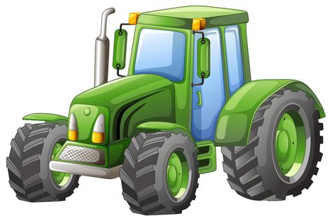 Free Vector | Green tractor with big wheels Tractor Cartoon, Tractor Clipart, Funny Vines Youtube, Stem Resources, Hand Drawn Arrows, Big Wheels, Insect Collection, Green Tractors, Dinosaur Theme