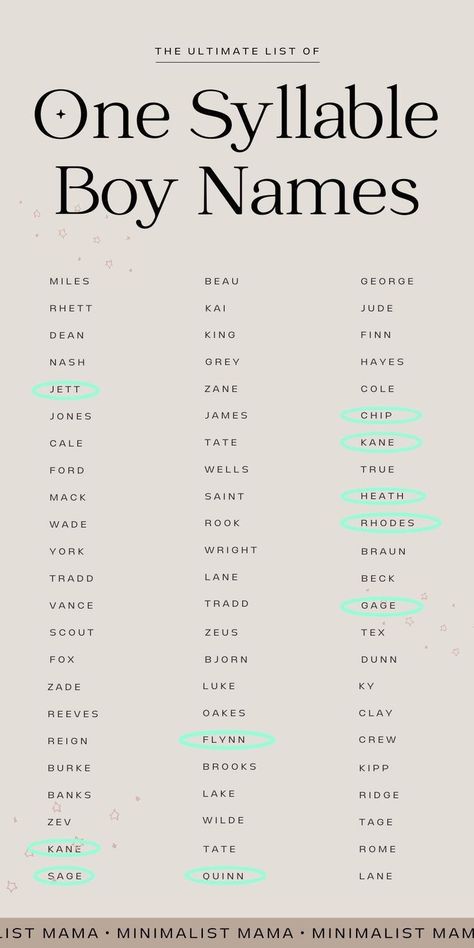 1 Syllable Boy Names, Boy Names Aesthetic, Earthy Boy Names, One Syllable Boy Names, One Syllable Names, Meaningful Baby Names, Names Unique, Writer Tips, Aesthetic Names