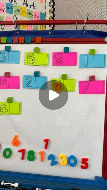 Abbie Ickes-Peterson on Instagram: "We all have magnetic letters, but what about magnetic numbers!!🔥These Magnet Number activities are a great addition to independent math practice time.➡️Using magnetic numbers is not only interactive and versatile, but they can be used with or without a magnetic surface! This resource includes 22 different activities and is a MUST for little learners practicing a variety of math standards, like  number ID, 1:1 correspondence, and basic math operations. Kindergarten Chaos supporting Educators of Little Learners! ➡️Interested in these activities? 💬Comment Magnetic Math for your link! #kindergartenchaos #mathactivities #handsonlearning" Maths Classroom Displays, Math Operations, Number Activities, Math Practice, Magnetic Letters, Magnetic White Board, Math Practices, Basic Math, Classroom Displays