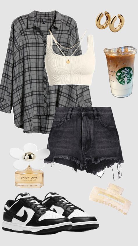 Outfit Inspo Summer, Casual Preppy Outfits, Trendy Outfits For Teens, Cute Lazy Day Outfits, Cute Preppy Outfits, Trendy Summer Outfits, Girls Summer Outfits, Cute Comfy Outfits, Simple Trendy Outfits