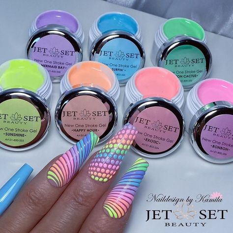 Jet Set Beauty GmbH on Instagram: “Pastels 💗 @naildesignbykamila @jet_set_beauty_nails #jetsetbeautynails #jetsetnails #nails💅 #nailsart #nailinspo #nailjunkie #nails2inspire” I Love Nails, Nail Pro, Nail Kit, Love Nails, Pastel Rainbow, Beauty Nails, Coffin Nails, Jet Set, Pretty Nails