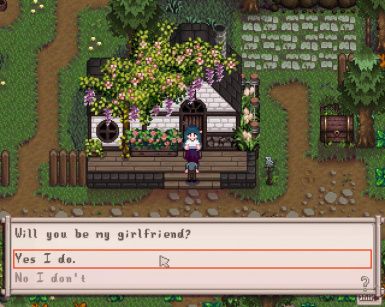 Reverse Proposal at Stardew Valley Nexus - Mods and community Stardew Valley Farm Layout Modded, Modded Stardew Valley Farm, Stardew Valley Interface Mod, Nexus Mods Stardew Valley, Stardew Valley Mods House, Cute Stardew Valley Mods, Stardew Valley Clothes Mod, Stardew Valley Perfection, Stardew Valley Modded