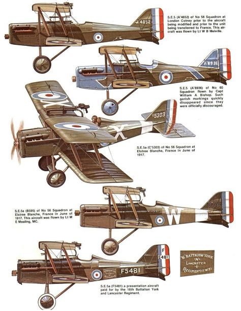 Ww1 Airplanes, Ww1 Planes, Ww1 Aircraft, Old Planes, Aircraft Painting, Airplane Art, Ww 1, Air Fighter, Vintage Aviation