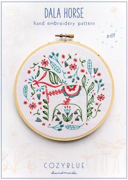 PDF – Page 3 – cozyblue Cozyblue Embroidery, Embroidered Mandala, Scandinavian Embroidery, Horse Embroidery, Swedish Traditions, Pdf Embroidery Pattern, Swedish Embroidery, Digital Embroidery Patterns, Iron On Embroidery