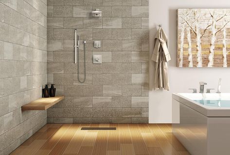 Shower Curbless, Dreaming Outloud, Curbless Showers, Shower Wheelchair, Roll In Showers, Shower Images, Gym Bathroom, Kitchen Design Styles, House Florida