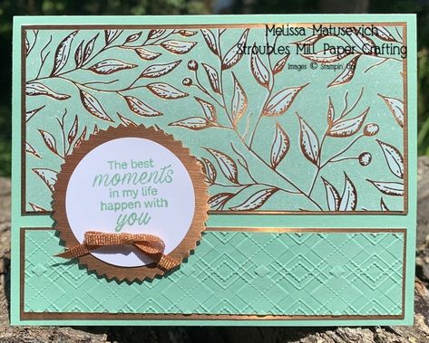 Su Guilded Autumn Dsp, Gilded Autumn Stampin Up Cards, Stampin Up Gilded Autumn Dsp, Gilded Autumn Dsp Stampin Up Cards, Autumn Stampin Up Cards, Gilded Autumn Dsp, Dsp Stampin Up Cards, Fall Cards Handmade, Fall Board