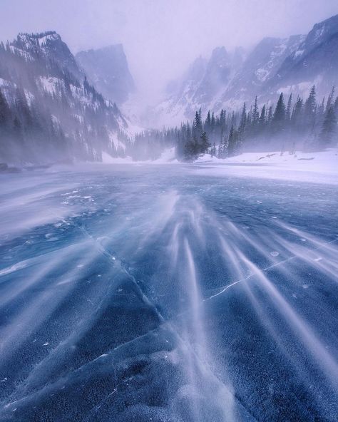 Evocation Magic, Ice Aesthetic, Icewind Dale, Frozen River, Dnd Inspiration, Frozen Lake, Winter Scenery, Winter Beauty, Long Exposure