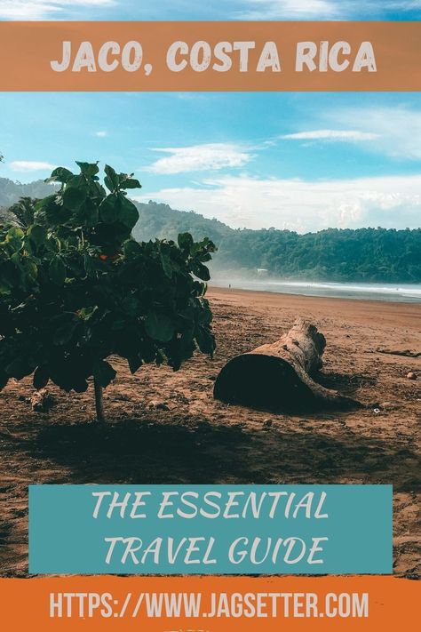 Travel tips for a trip to Jaco, Costa Rica. The Costa Rica travel tips include: how to budget for a trip to Jaco, Costa Rica, what to do in Jaco, Costa Rica, where to stay in Jaco, Costa Rica, and more! Coata Rica, Costa Rica Coffee, Jaco Costa Rica, Tortuga Island, Costa Rica Travel Guide, Central America Destinations, San Jose Airport, Surf Competition, Manuel Antonio National Park