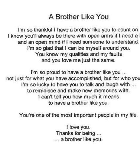 Brother Poems From Sister, Birthday Caption For Brother, Lines For Brother, Happy Birthday Brother From Sister, Birthday Sister Quotes, Happy Birthday Brother Quotes, Birthday Message For Brother, Brother Poems, Birthday Paragraph