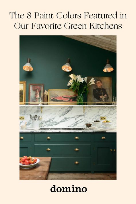 Green Kitchen Ideas: Racing Green and Emerald Green by deVOL Kitchens Tudor Kitchen, Green Kitchens, Emily Henderson Design, Architecture Decoration, Devol Kitchens, Painted Kitchen Cabinets Colors, Living Etc, Green Kitchen Cabinets, Cabinet Paint Colors