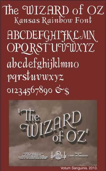 The Original Wizard Of Oz Font – 1939 Movie Title Typography Wizard Of Oz Kansas, Sunflower Sleeve, Title Typography, Sunflower Tattoo Sleeve, Wizard Of Oz 1939, Fonts Quotes, Title Font, Land Of Oz, The Wonderful Wizard Of Oz