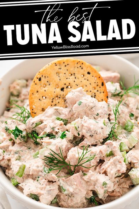 Classic Tuna Salad Recipe Classic Tuna Salad Sandwich, Classic Tuna Salad Recipe, The Best Tuna Salad, Best Tuna Salad Recipe, Tuna Salad Ingredients, Classic Tuna Salad, Best Tuna Salad, Fresh Lunch, Easy Salad Dressing