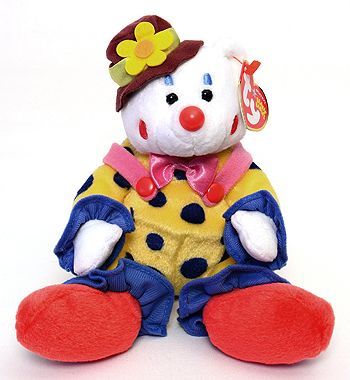 Clown Plush, Clown Stuff, Ty Bears, Ty Toys, Beanie Bears, Ty Babies, Beanie Baby Bears, Cute Clown, Beanie Boo