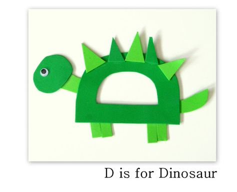 Picasa Web Albums - Jolanthe Erb Dinosaur Crafts, Alphabet Crafts, Kindergarten Art, D Craft, Letter A Crafts, A Dinosaur, Language Activities, Alphabet Activities, Preschool Fun