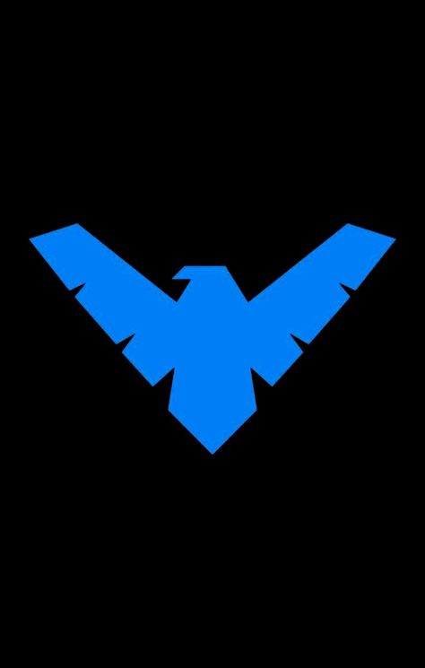 Batfam Wallpaper, Nightwing Symbol, Nightwing Aesthetic, Robin Symbol, Nightwing Icon, Batman Symbols, Superhero Tattoos, Super Hero Logo, Batgirl Logo