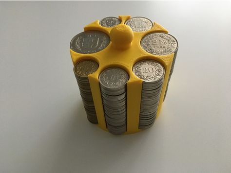 Coin Holder, 3d Printer, 3d Print, 3d Printing, Coin