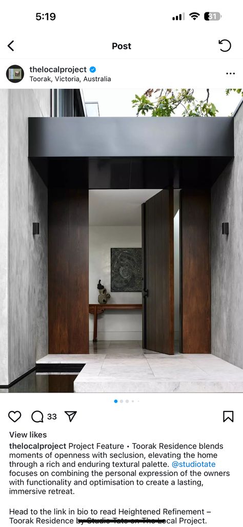 Luxury Houses Entrance, Modern Entrance, The Local Project, Entrance Design, Guest Experience, Modern Exterior, House Entrance, Family Living, Dream Home Design