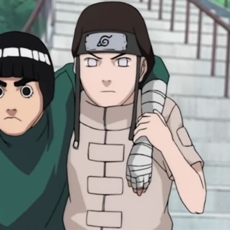 • matching neji and rock lee icon (2/2) | naruto Neji And Rock Lee Matching Icons, Neji And Rock Lee, Neji And Lee, Neji Hyuga, Rock Lee, Matching Icons, Naruto, Anime, Fictional Characters