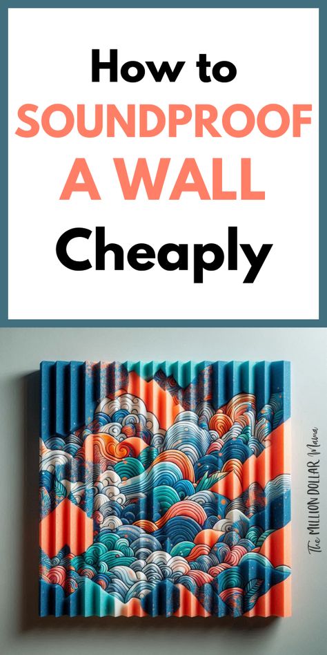 Soundproofing walls is incredibly useful if you work from home, creating a quiet, focused environment free from distractions. The good news is that it doesn’t have to be expensive—simple solutions like adding heavy curtains, using rugs, or applying acoustic panels can significantly reduce noise. These affordable methods help you maintain privacy, improve concentration, and boost productivity, making your home office a more effective and comfortable workspace. Sound Panels Decorative Diy, Sound Dampening Art, Soundproof Wall Panels, Noise Cancelling Wall Decor, Diy Acoustic Panels Sound Proofing, Sound Absorbing Decor Diy, Diy Sound Proofing Walls Cheap, Acoustic Wall Panels Sound Proofing, Sound Dampening Decor