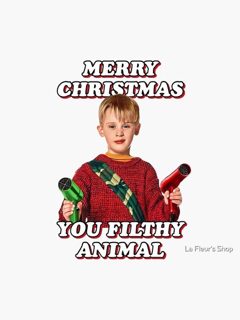 Christmas Sweater Funny, Ugly Sweater Christmas, Merry Christmas Ya Filthy Animal, Ya Filthy Animal, Filthy Animal, Home Alone, Png Christmas, Christmas Png, Funny Shirt