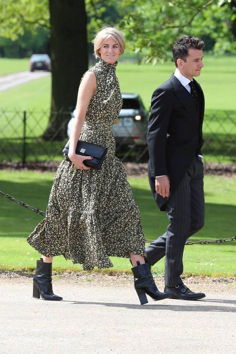 Pippa Middleton Wedding Guests Dresses Attendees | British Vogue Prince William Kids, Pippa Middleton Wedding, English Country Weddings, James Matthews, British Wedding, Middleton Family, Bride Sister, Celebrity Updates, Couture Wedding Gowns