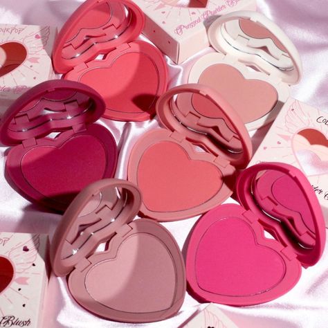 ColourPop Cosmetics on Instagram: “Ur making me blush! 🥰Your favorite heart shaped blushes ARE BACK - including five new shades and one bring back!! 💘Which shade are you…” Colourpop Heart Blush, Heart Blush, Discount Design, Makeup Wishlist, Cute Valentines Day Gifts, Valentines Day Makeup, Makeup Package, Colourpop Cosmetics, Fame Dr