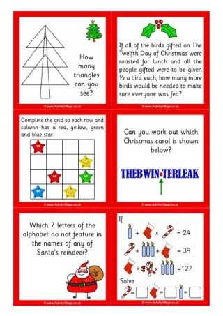 Christmas Brain Teaser Challenges 4 Christmas Brain Teasers, Word Brain Teasers, Christmas Puzzles, Learning To Count, Christmas Quiz, Christmas Science, Brain Teaser Games, Math Riddles, Christmas Mail